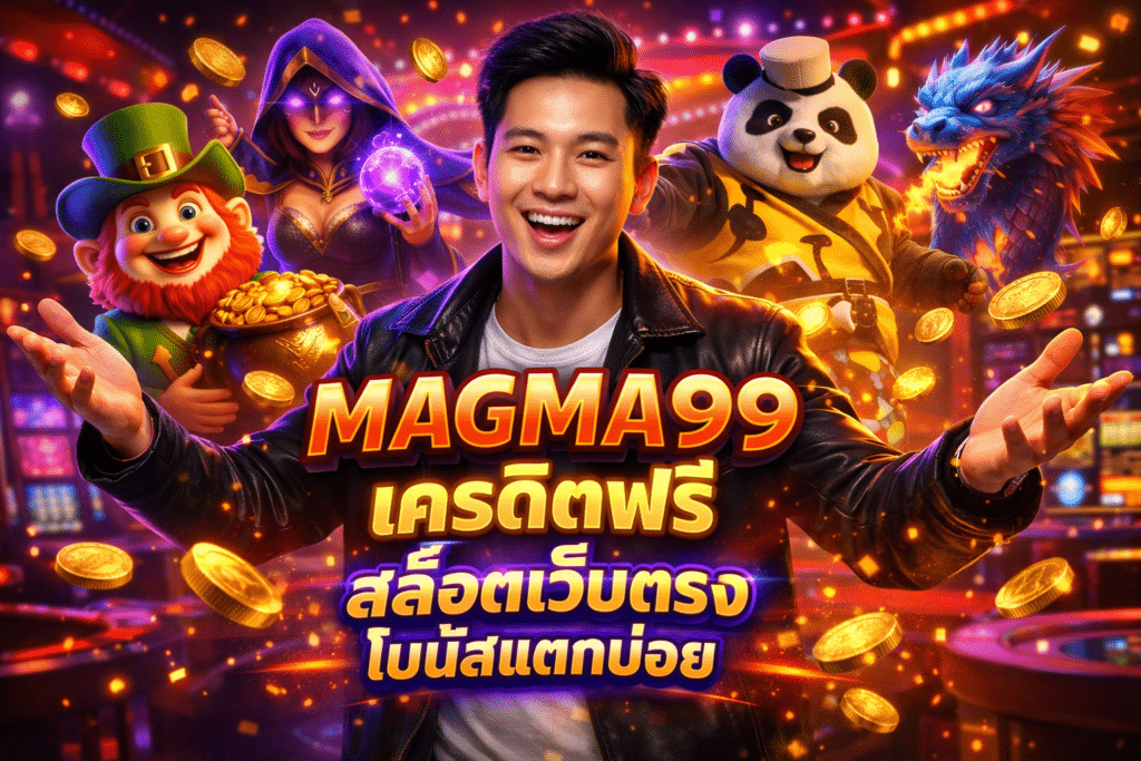 MAGMA99 เครดิตฟรี สล็อตเว็บตรง โบนัสแตกบ่อย