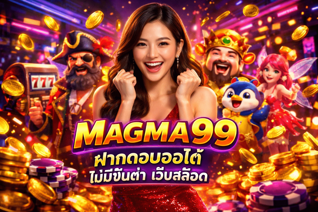 MAGMA99 ฝากถอนออโต้ ไม่มีขั้นต่ำ เว็บสล็อต